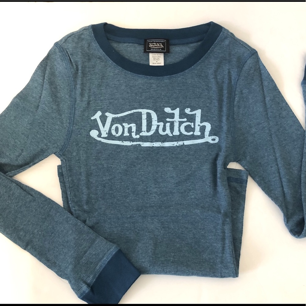 NWT Von Dutch ribbed tee.